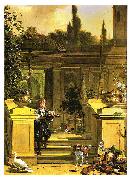 HONDECOETER, Melchior d View of a Terrace painting
